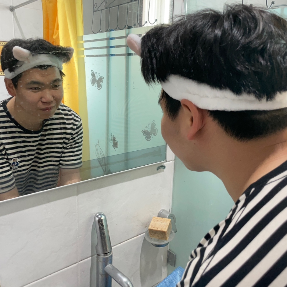 티니세안밴드 머리고정 스킨케어기 토끼귀세안 토끼세안 토끼세안밴드 동물세안밴드 머리장식밴드 손세정밴드 세안 세안도구 퍼플동물세안밴드 키즈세안용품 머리띠 토끼 화이트 세안밴드