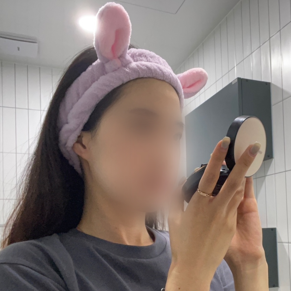뷰티밴드 벨크로밴드 동물세안밴드 패션밴드 머리장식밴드 티니세안밴드 헤드밴드 헤어악세서리 세안보조용품 세안밴드세트 머리띠 머리고정밴드 화이트세안밴드 머리고정 퍼플 토끼 세안밴드