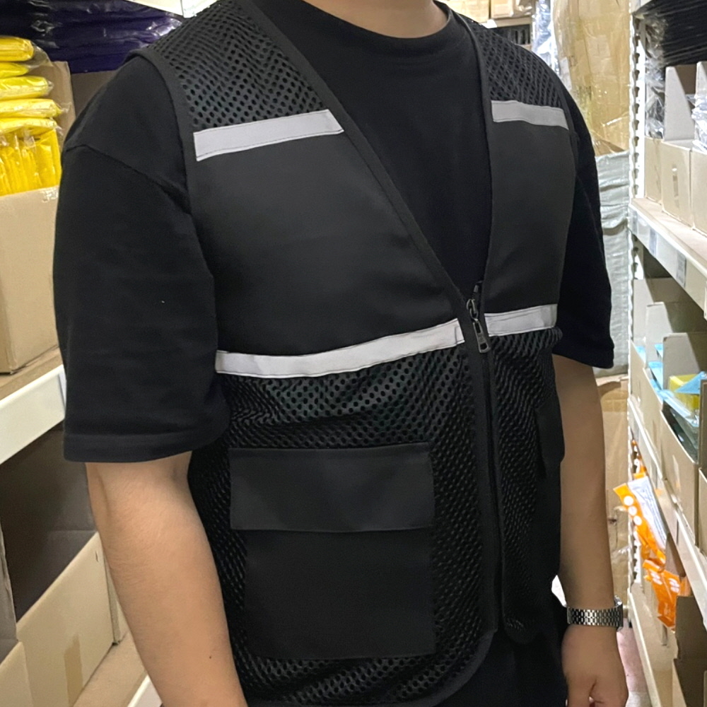 방한작업복 안전조끼망사 작업복조끼 다용도조끼 무료사이즈조끼 마라톤조끼 야간안전 활동용조끼 낚시배낭 야간활동용조끼 경량여름조끼 기모조끼 반사사인조끼 블랙 망사 작업용 반사띠 조끼