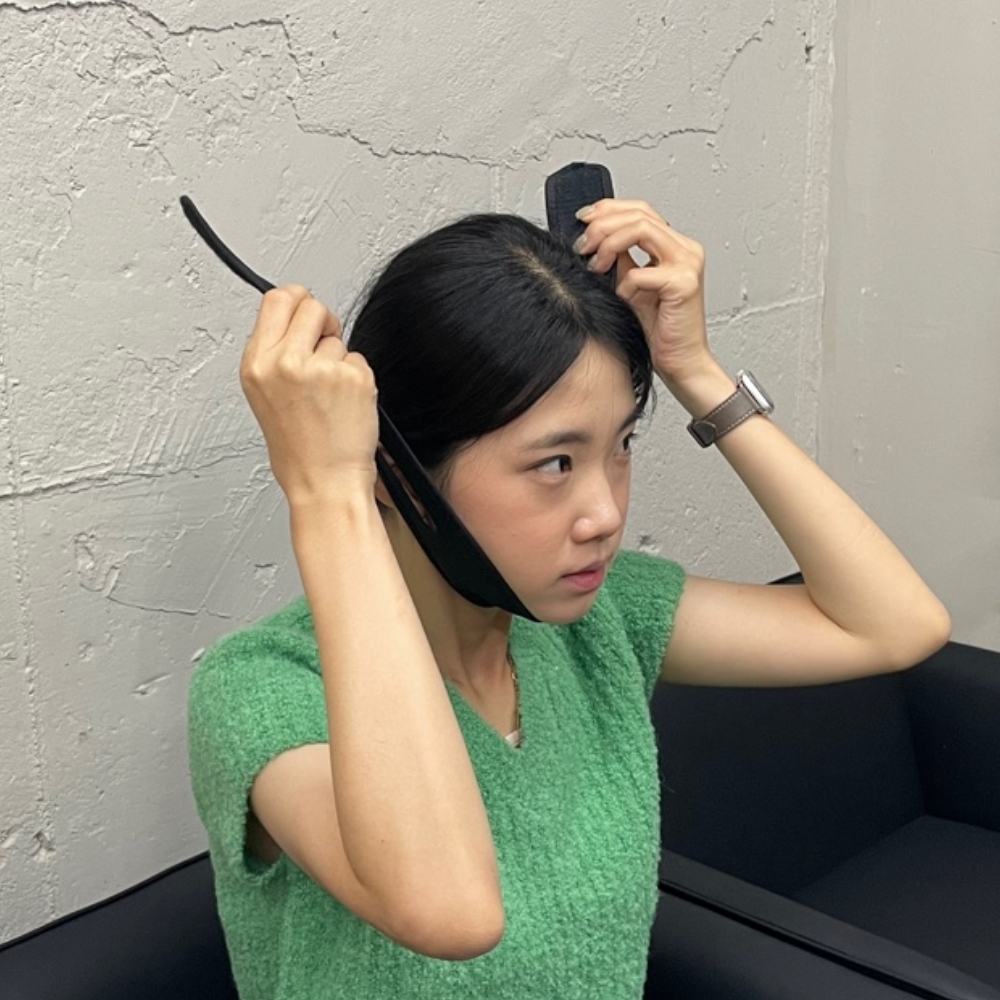 잇몸보호밴드 코골이방지밴드 잠김방지밴드 잇몸훼손방지밴드 수면방해방지밴드 밴드 블랙 입벌림방지 코골이 입벌림방지밴드