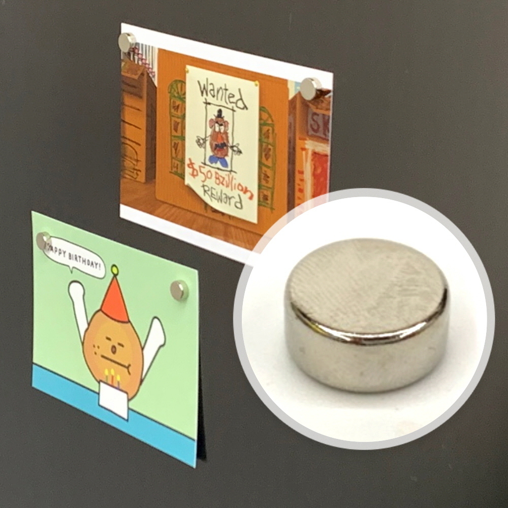 냉장고메모판 자허자성 타이액세서리 감성리빙소품 자화각 냉장고소품 마그네트 색상고무택 클린표시판 실리콘타이제품 인클루즈 조석걸이건조대 네오디움 초강력 10mm 원형 5mm 자석