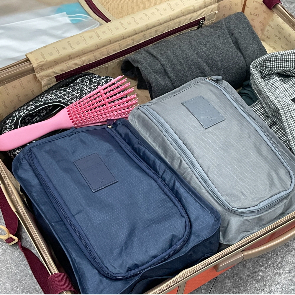 여행용 신발 주머니 보조가방 네이비