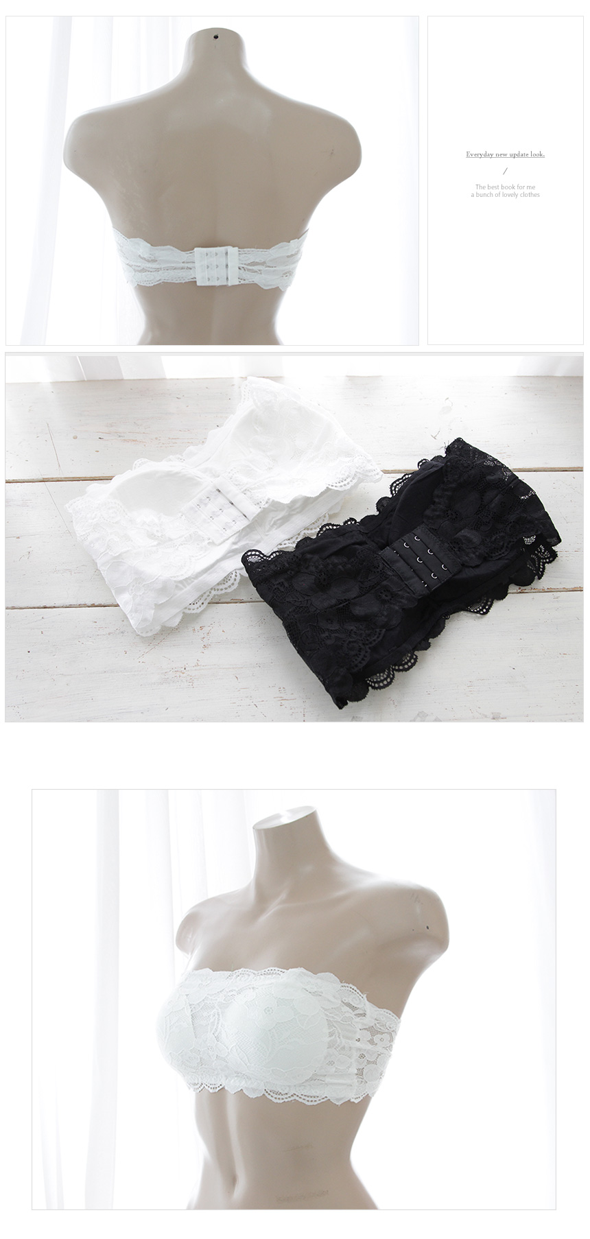 New Off-Shoulder Bracelet Tube Top Women Lace-less