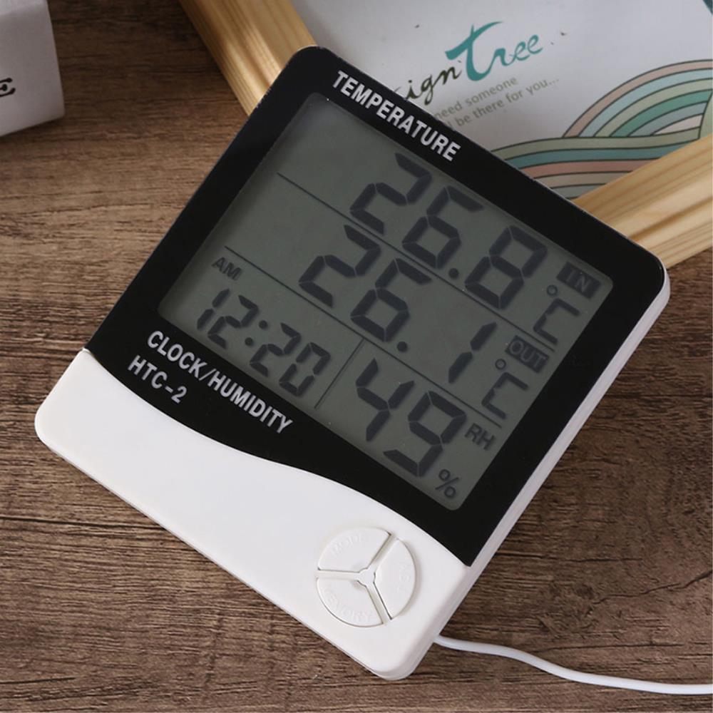실내 실외 온도 동시 표시 온습도계 신생아출산선물 디지털온습도계 탁상용온습도계