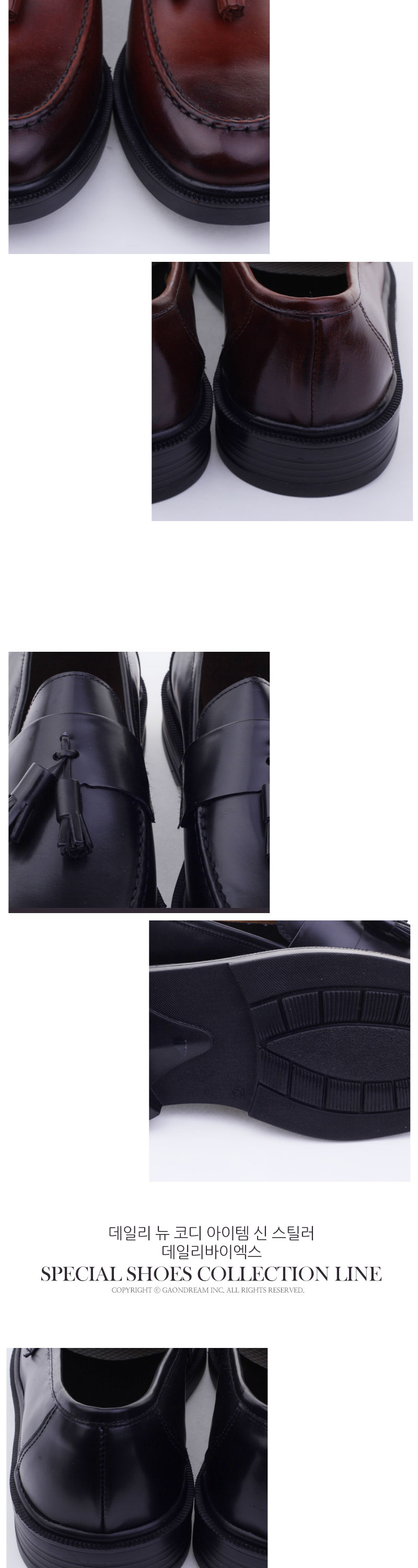 Men Leather Shoes Teddy looper handmade 2color up 