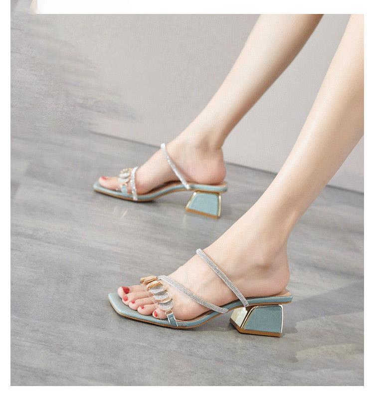 셀럽당 여름 여성용 여성뮬슬리퍼형샌들