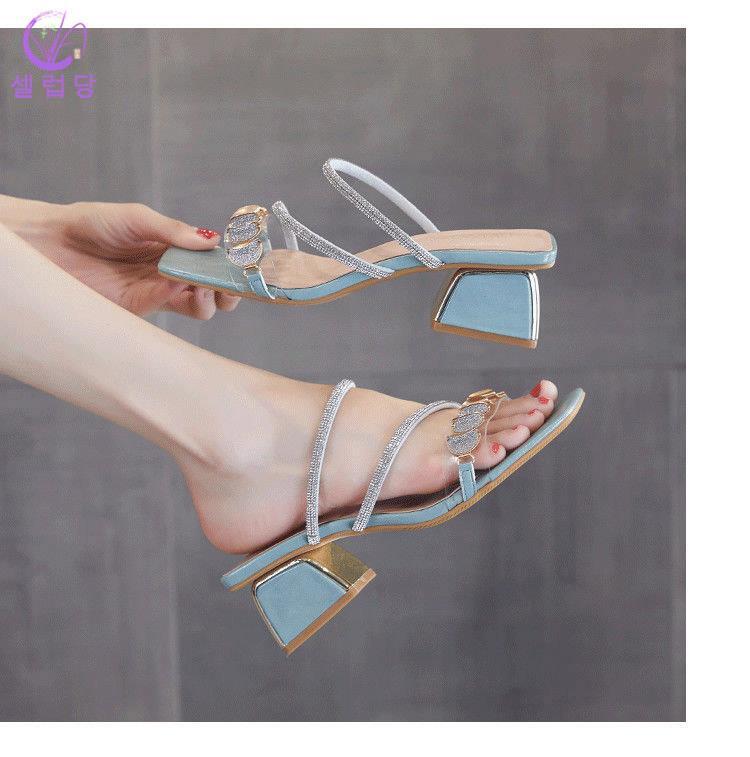 셀럽당 여름 여성용 여성뮬슬리퍼형샌들