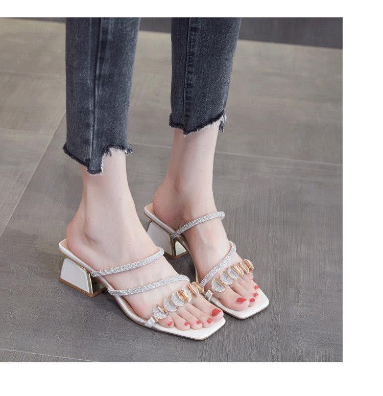 셀럽당 여름 여성용 여성뮬슬리퍼형샌들