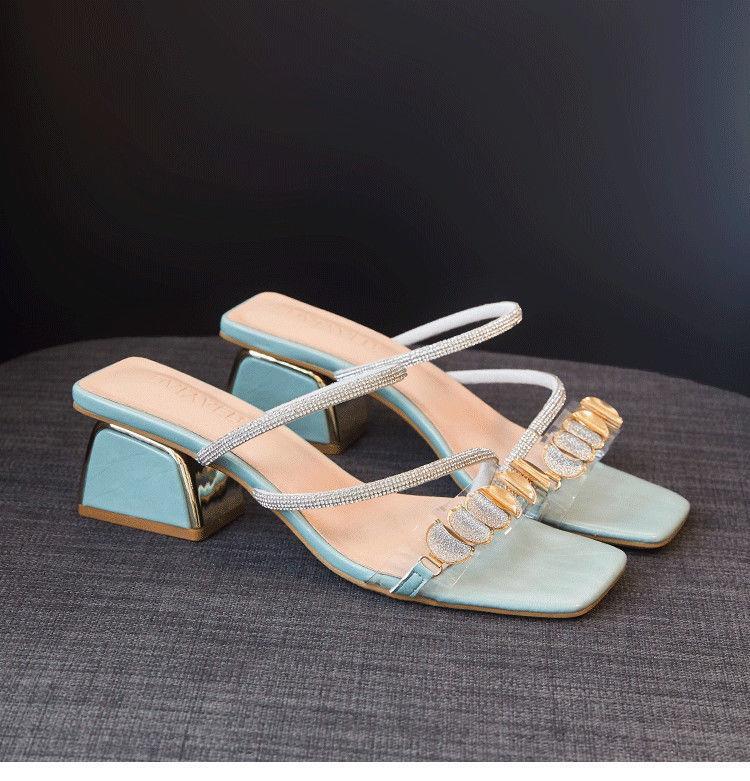 셀럽당 여름 여성용 여성뮬슬리퍼형샌들