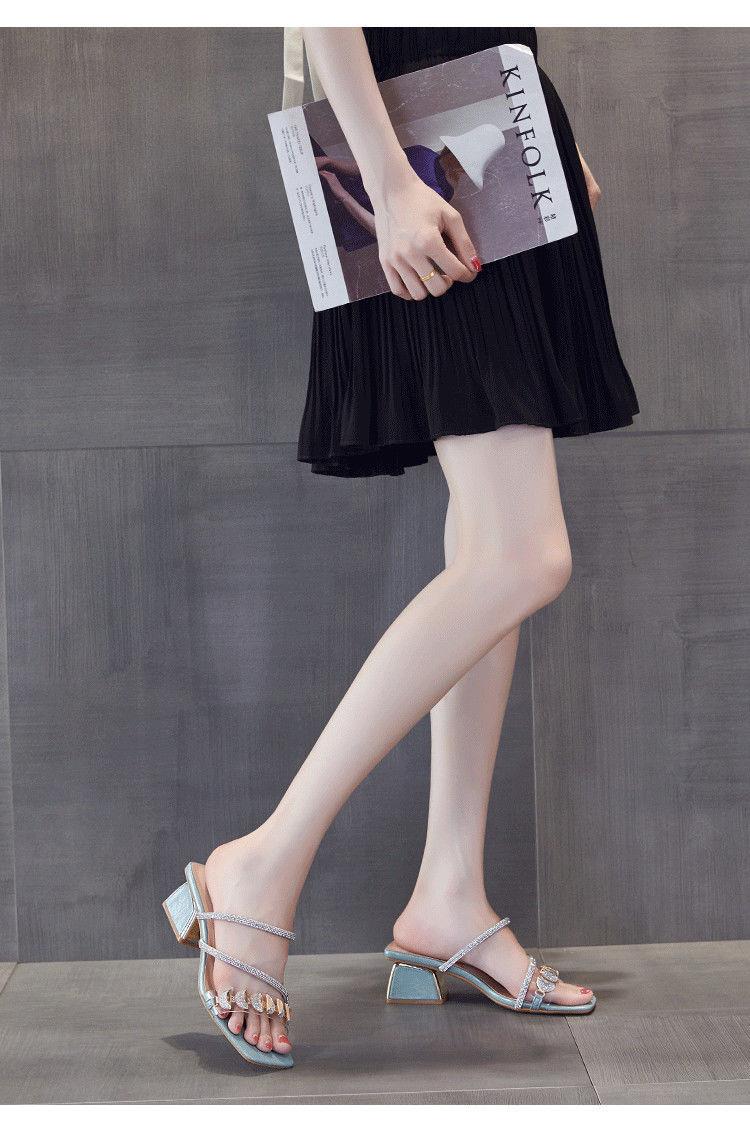 셀럽당 여름 여성용 여성뮬슬리퍼형샌들