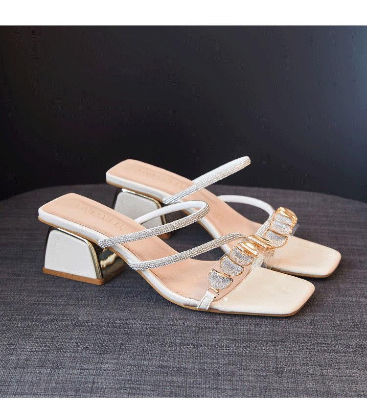 셀럽당 여름 여성용 여성뮬슬리퍼형샌들