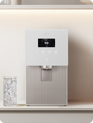 LG 퓨리케어 오브제컬렉션 얼음정수기 WD722RE(카밍베이지) 이미지 2