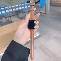 [총알 배송]😍애플워치 프리미엄 슬림 레더 가죽 스트랩 38 40 41mm 상세 이미지 4