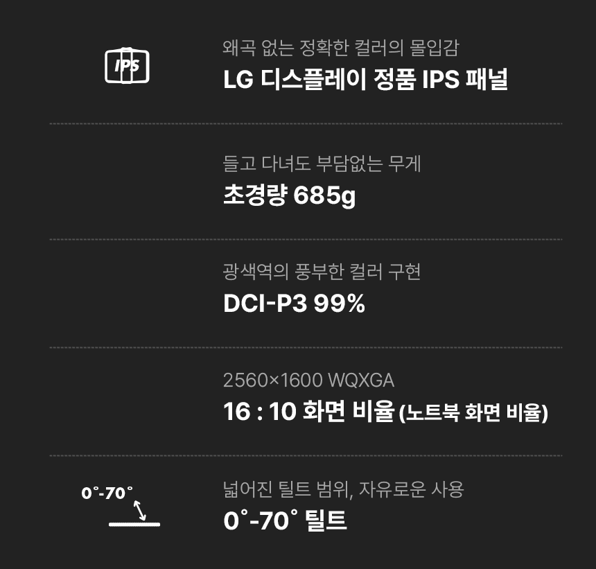 16%EC%9D%B8%EC%B9%98 USB C %EB%AA%A8%EB%8B%88%ED%84%B0 16Q50P %EB%AC%B4%EA%B2%B0%EC%A0%90 DB 03
