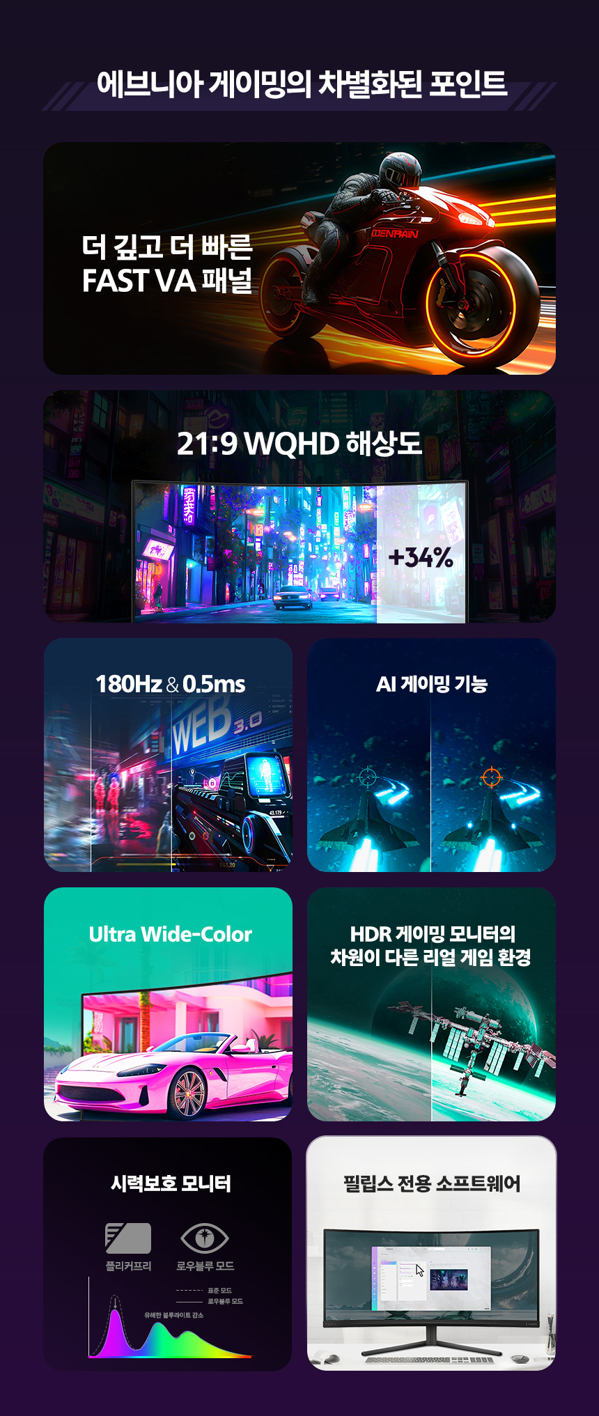 34인치 WQHD 울트라와이드 180Hz 커브드 게이밍 모니터 필립스 에브니아 34M2C3500L HDR 프리싱크 무결점 34%EC%9D%B8%EC%B9%98 %EA%B2%8C%EC%9D%B4%EB%B0%8D %EB%AA%A8%EB%8B%88%ED%84%B0 34M2C3500L 02