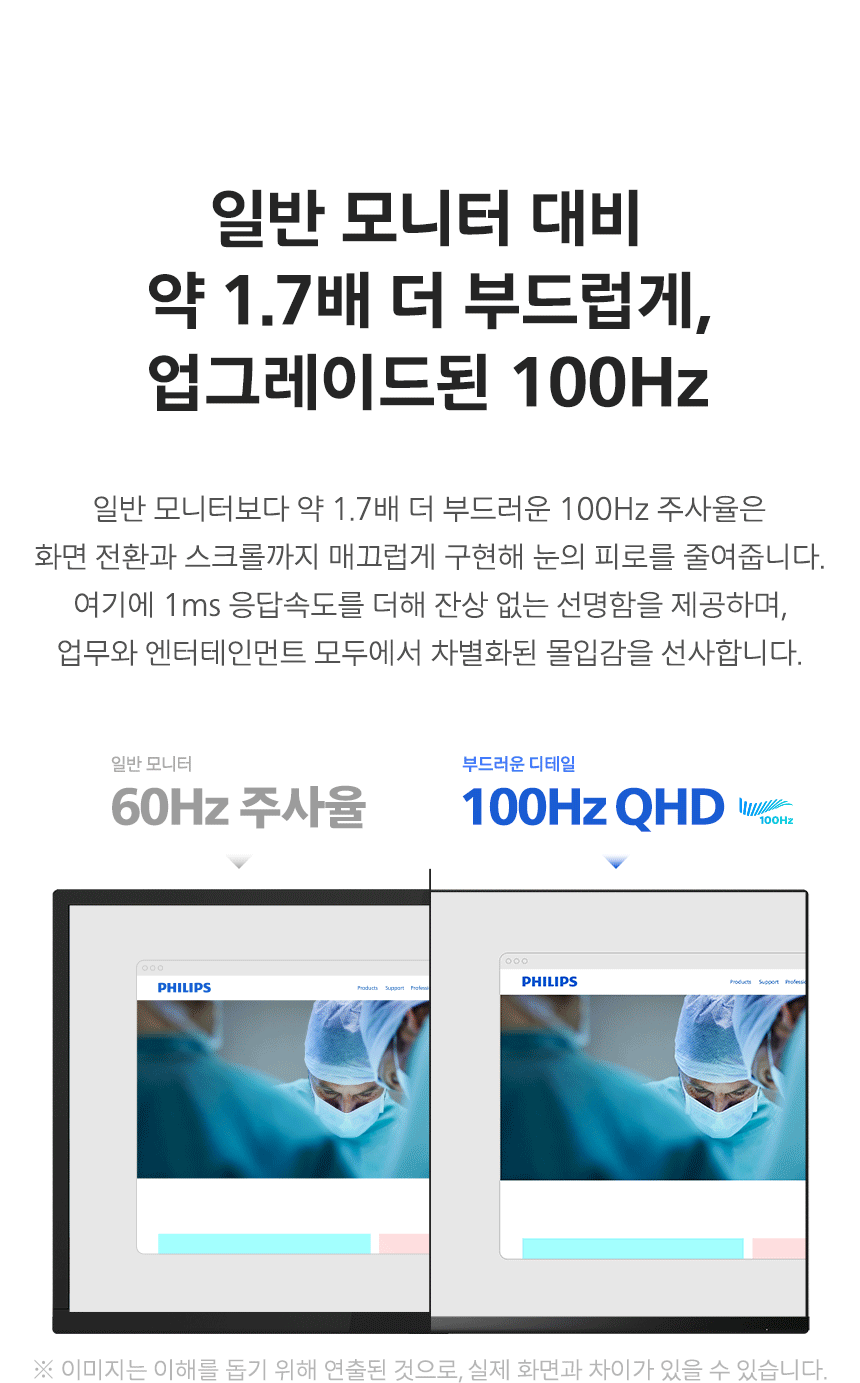 필립스 32E1N3500 QHD 100Hz IPS 보더리스 HDR 시력보호 무결점 컴퓨터 모니터 32%EC%9D%B8%EC%B9%98 %EC%8B%9C%EB%A0%A5%EB%B3%B4%ED%98%B8 %EB%AA%A8%EB%8B%88%ED%84%B0 32E1N3500 DB 05