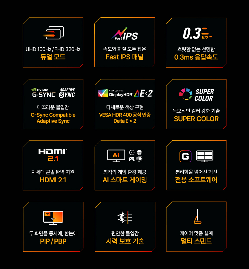 32인치 듀얼모드 4K UHD 모니터, 알파스캔 AOC U32G4 게이밍 320Hz HDR 400 무결점 멀티스탠드 32%EC%9D%B8%EC%B9%98 %EA%B2%8C%EC%9D%B4%EB%B0%8D %EB%AA%A8%EB%8B%88%ED%84%B0 U32G4 DB 02