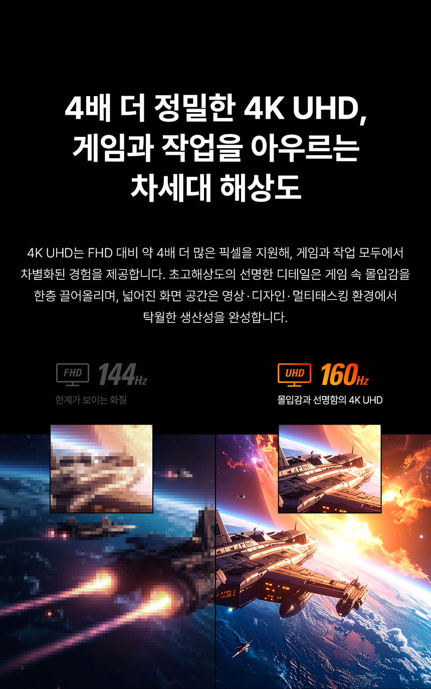 32인치 듀얼모드 4K UHD 모니터, 알파스캔 AOC U32G4 게이밍 320Hz HDR 400 무결점 멀티스탠드 32%EC%9D%B8%EC%B9%98 %EA%B2%8C%EC%9D%B4%EB%B0%8D %EB%AA%A8%EB%8B%88%ED%84%B0 U32G4 DB 06