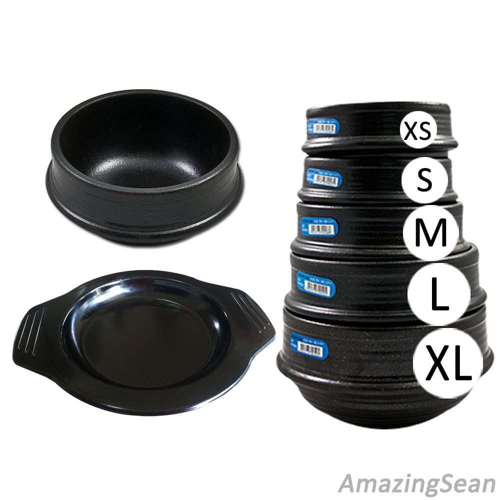 Amazing Bowl Korean DOLSOT Stone Bowl with Trivet, Premium Ceramic