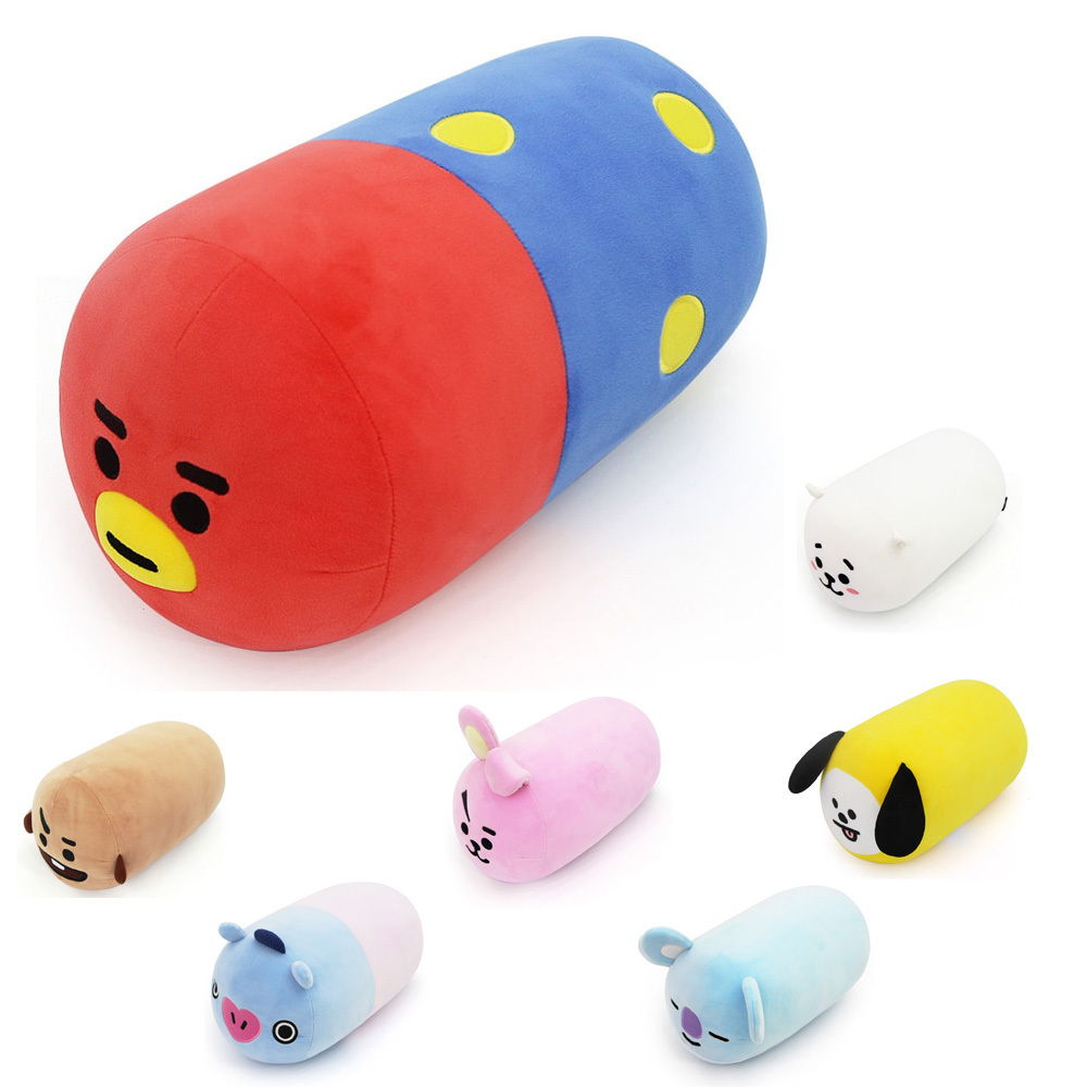 OFFICIAL BT21 ROUND CUSHION LINEFRIENDS CHARACTER BTS 