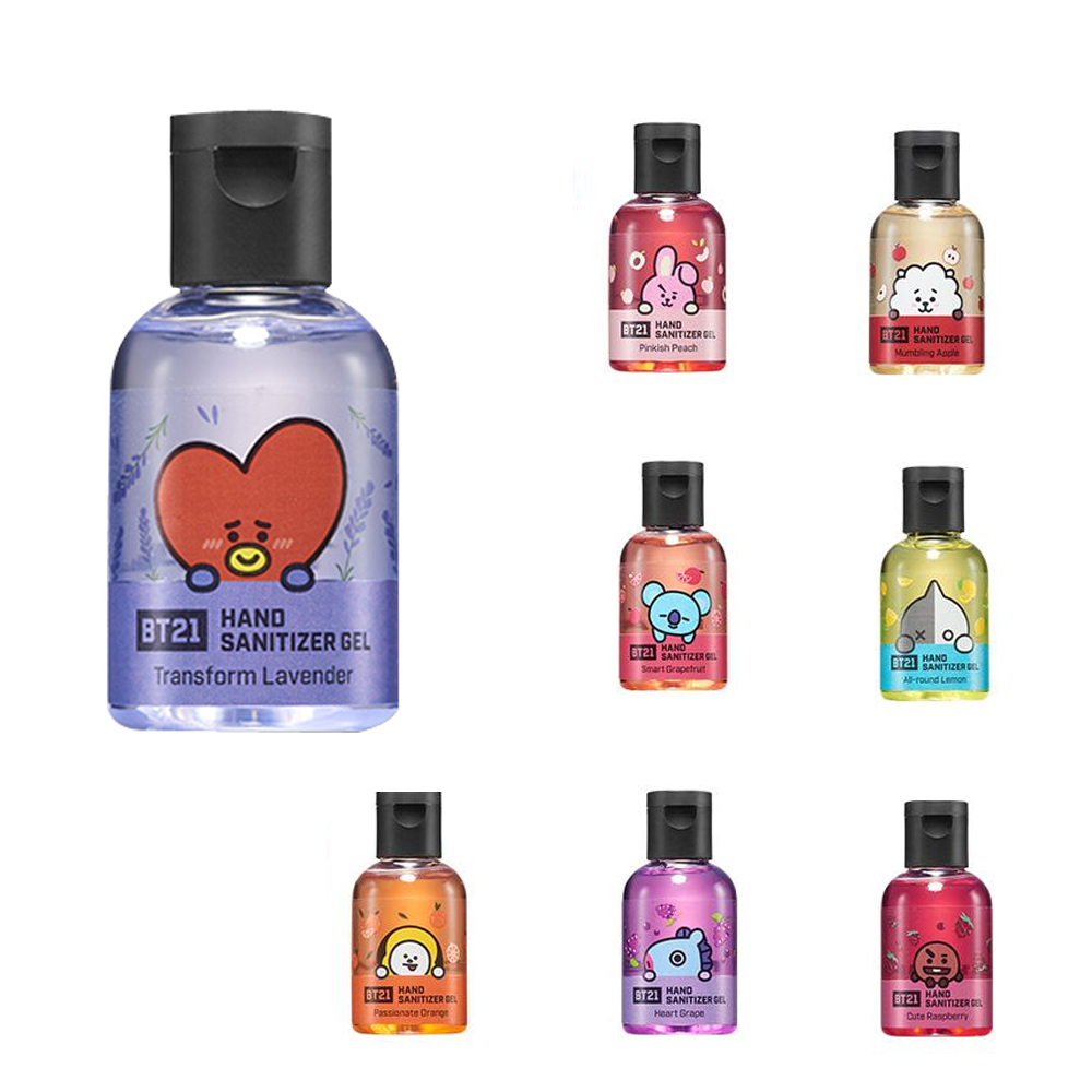 OFFICIAL BT21 HAND SANITIZER GEL by OLIVE YOUNG TATA COOKY