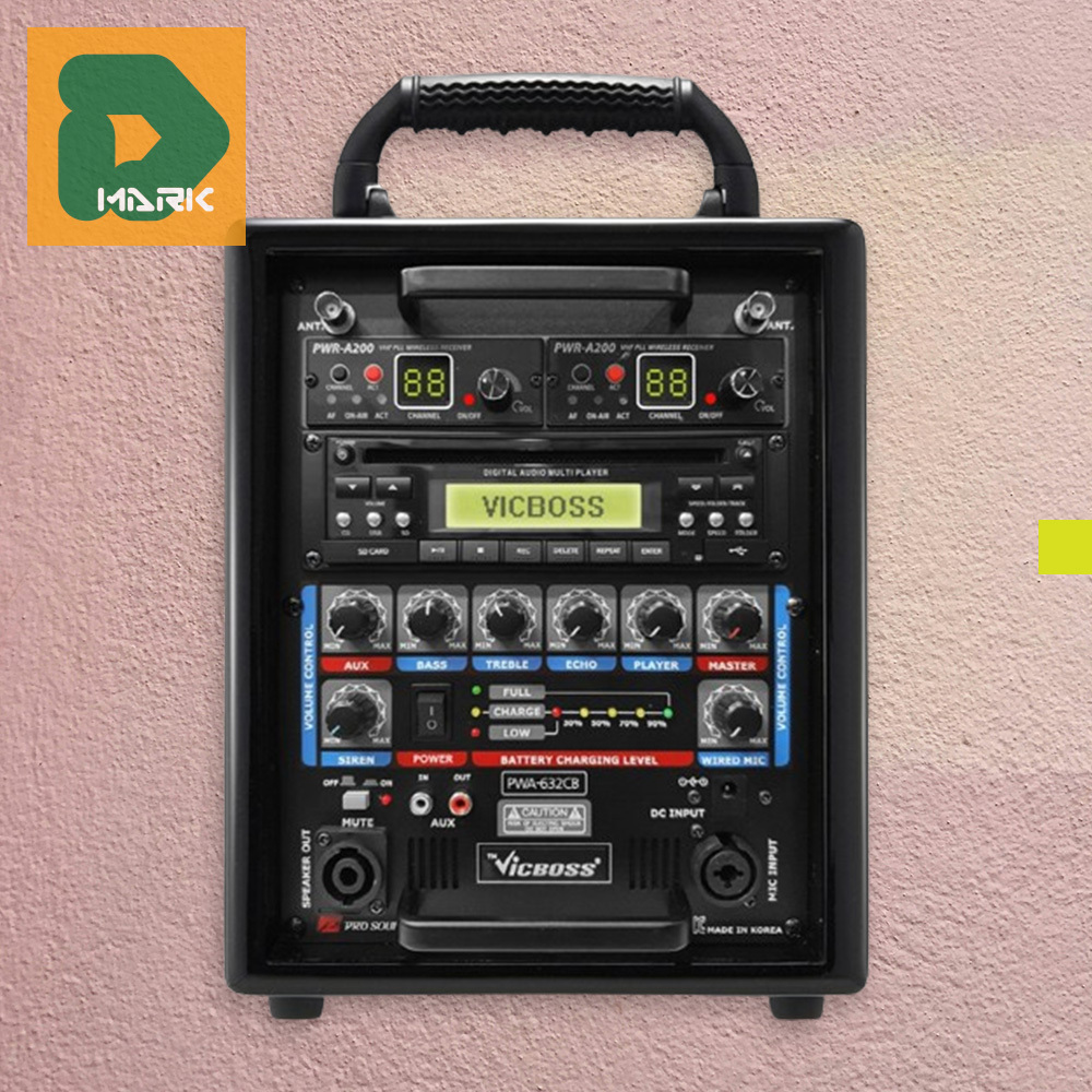 일렉 기타 베이스 휴대용 버스킹 앰프 장비 통키타 반주 볼륨 증폭기 키보드 교회 포터블 건반 음향 행사 - 생활용품 디마크