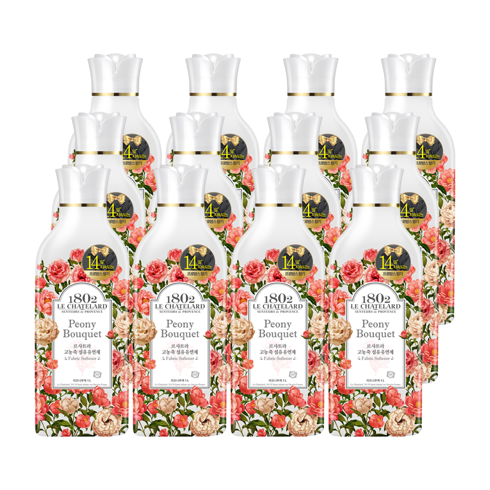 르샤트라 피오니 유연제  1L X 12