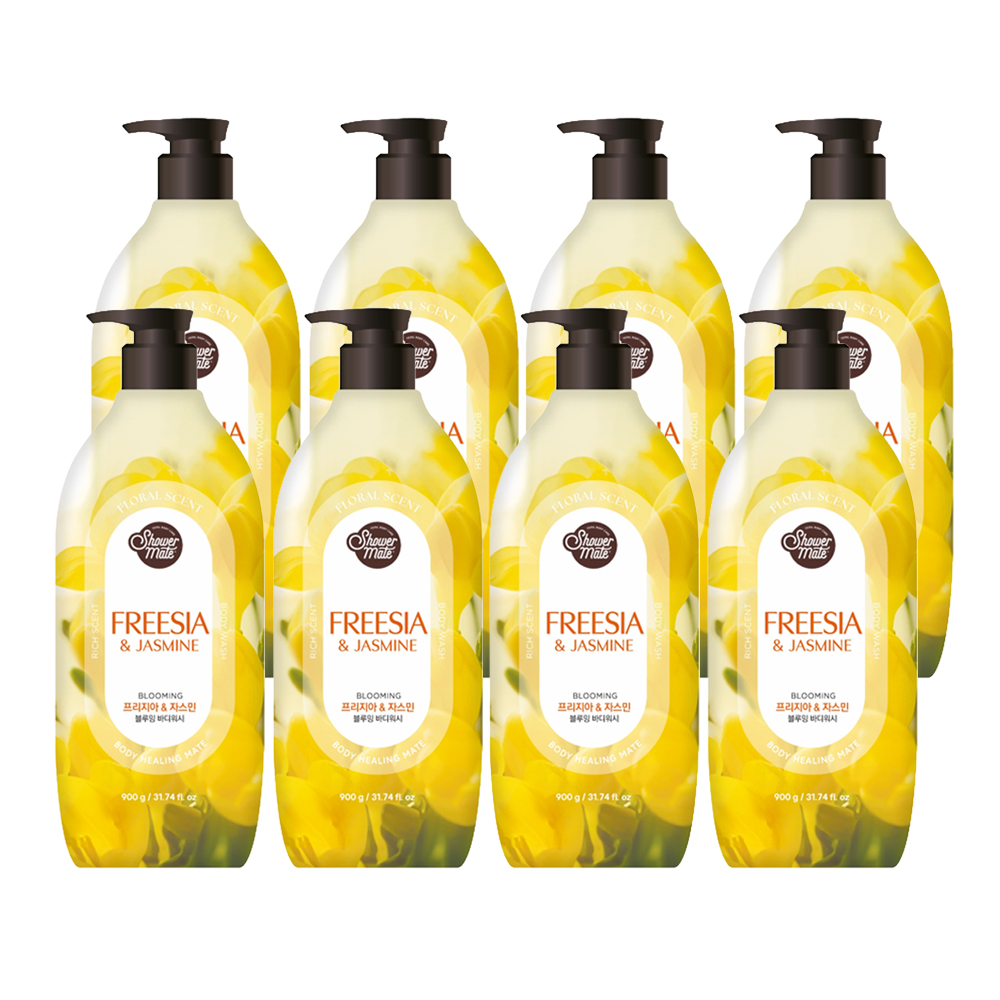 샤워메이트 바디워시 블루밍 프리지아900g X 8