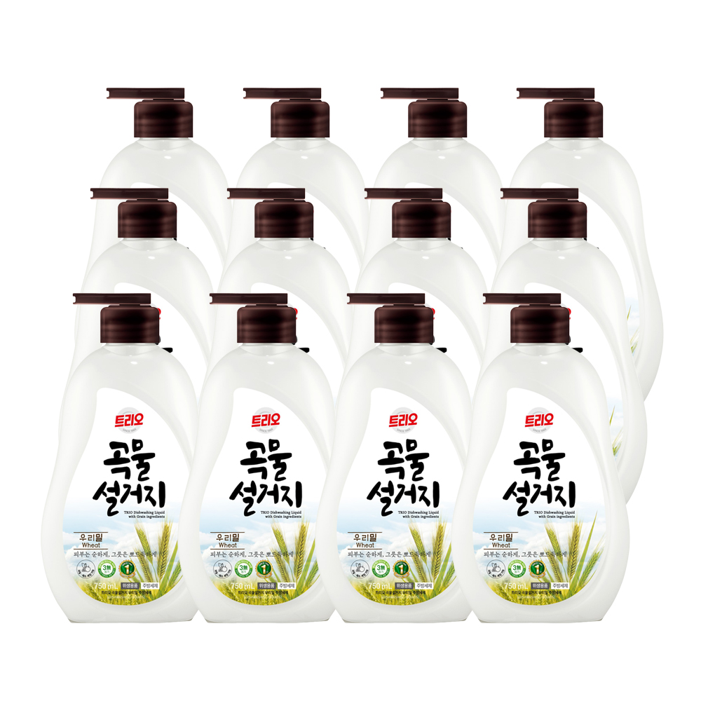 트리오 곡물 우리밀 750ml X 12
