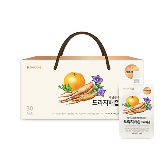 천호엔케어 도라지배즙 프리미엄 80ml X 30포