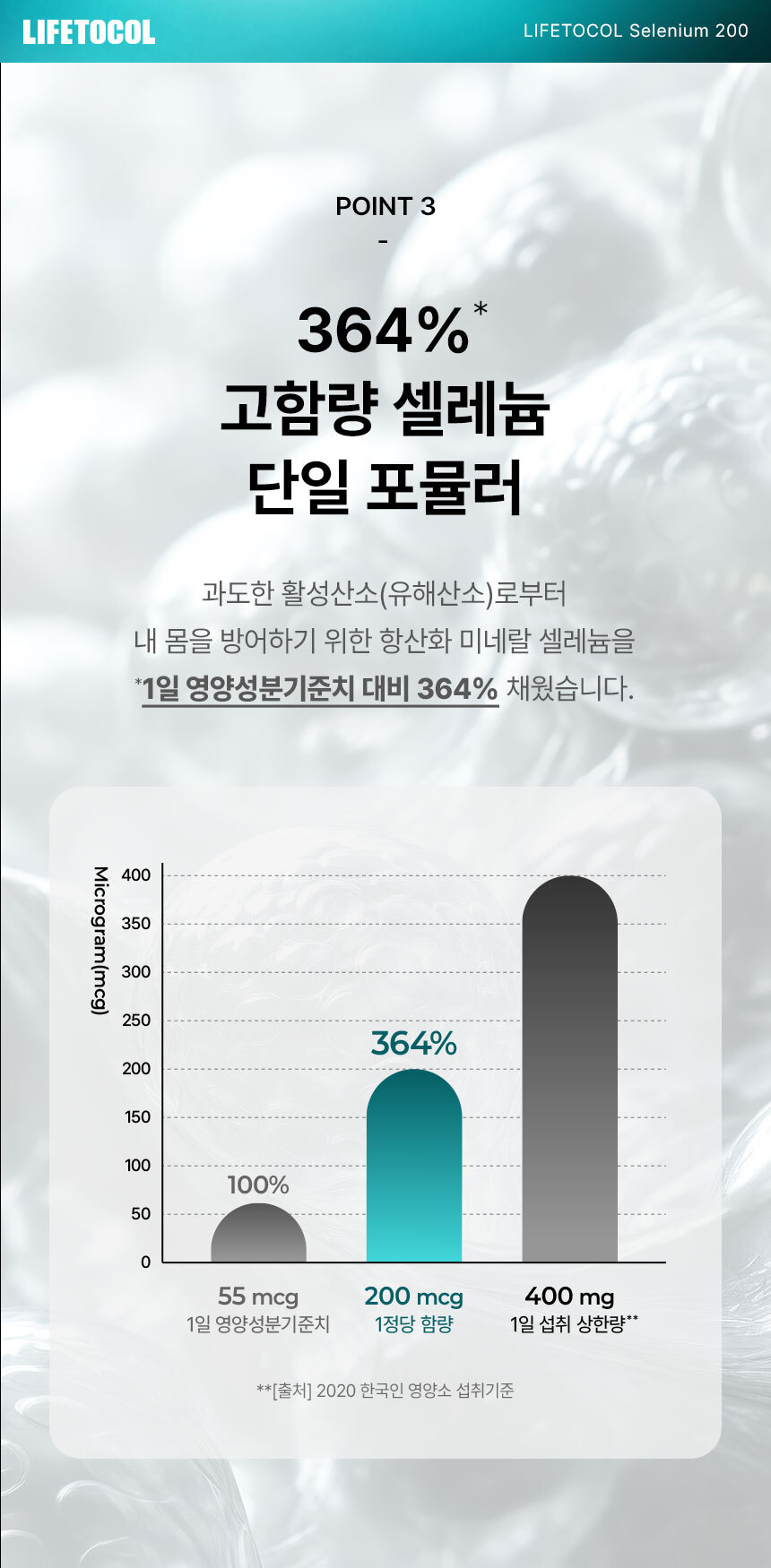 라이프토콜 셀레늄 200 200정