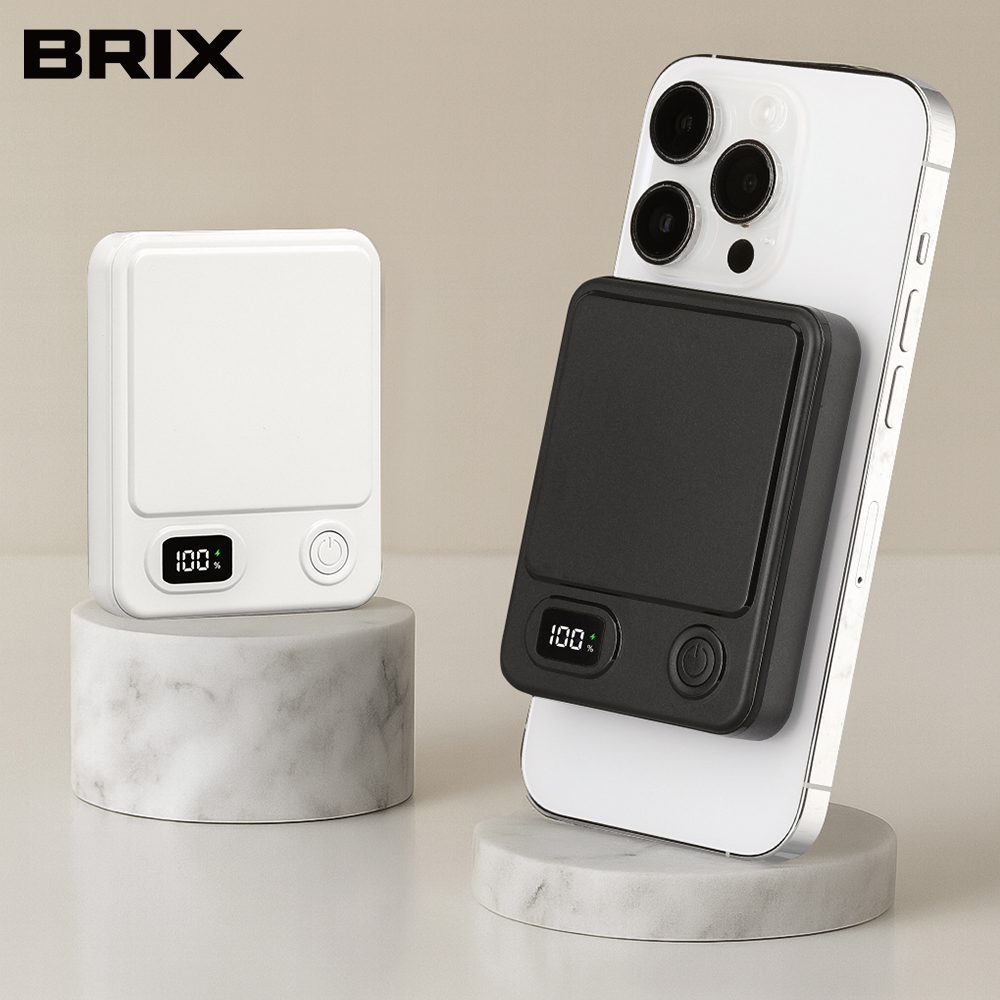 브릭스 먼치킨 미니 맥세이프 보조배터리 5000mAh  2종 택1