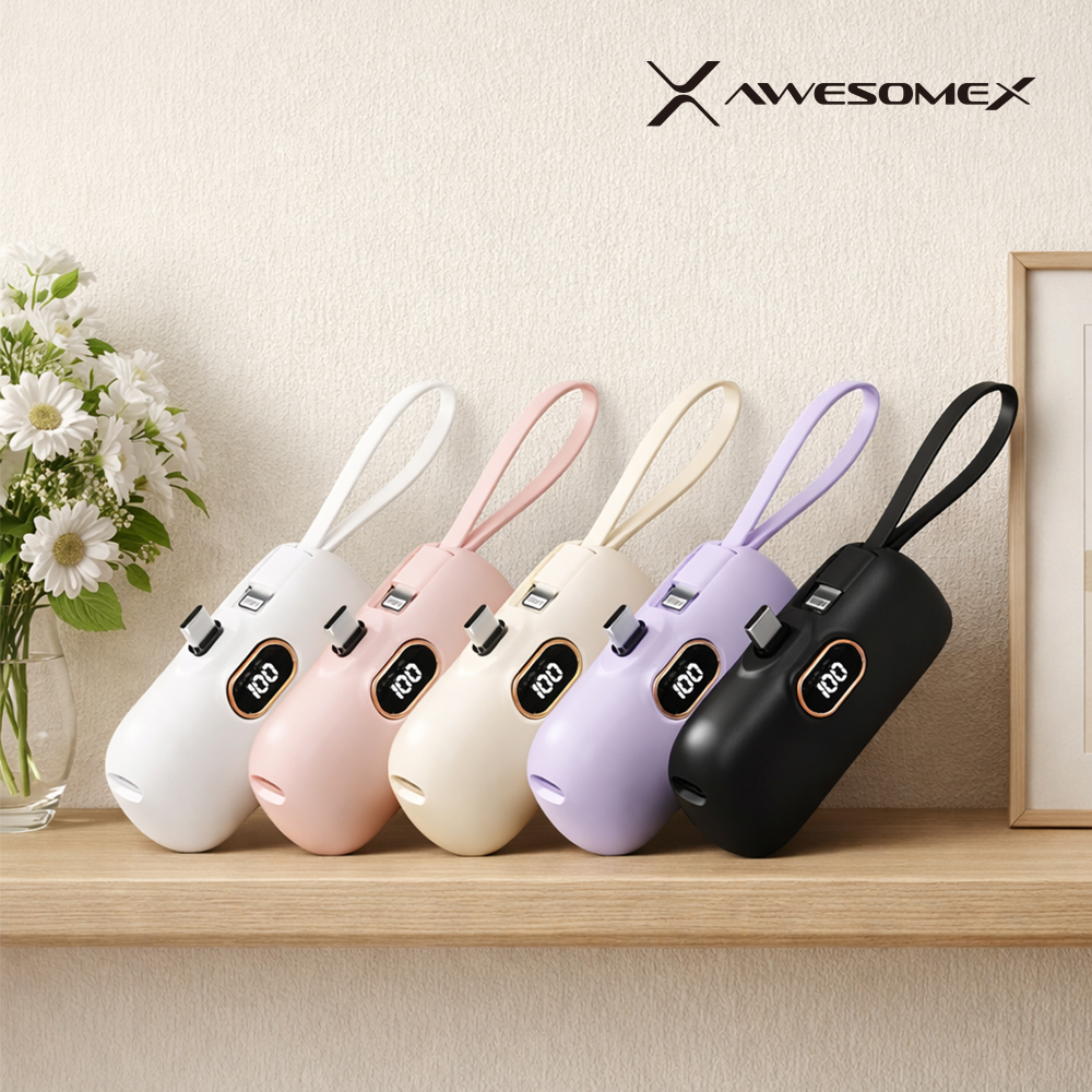 어썸엑스  PD 22.5W 초고속 도킹형 5,000mAh 보조배터리  5종 택1