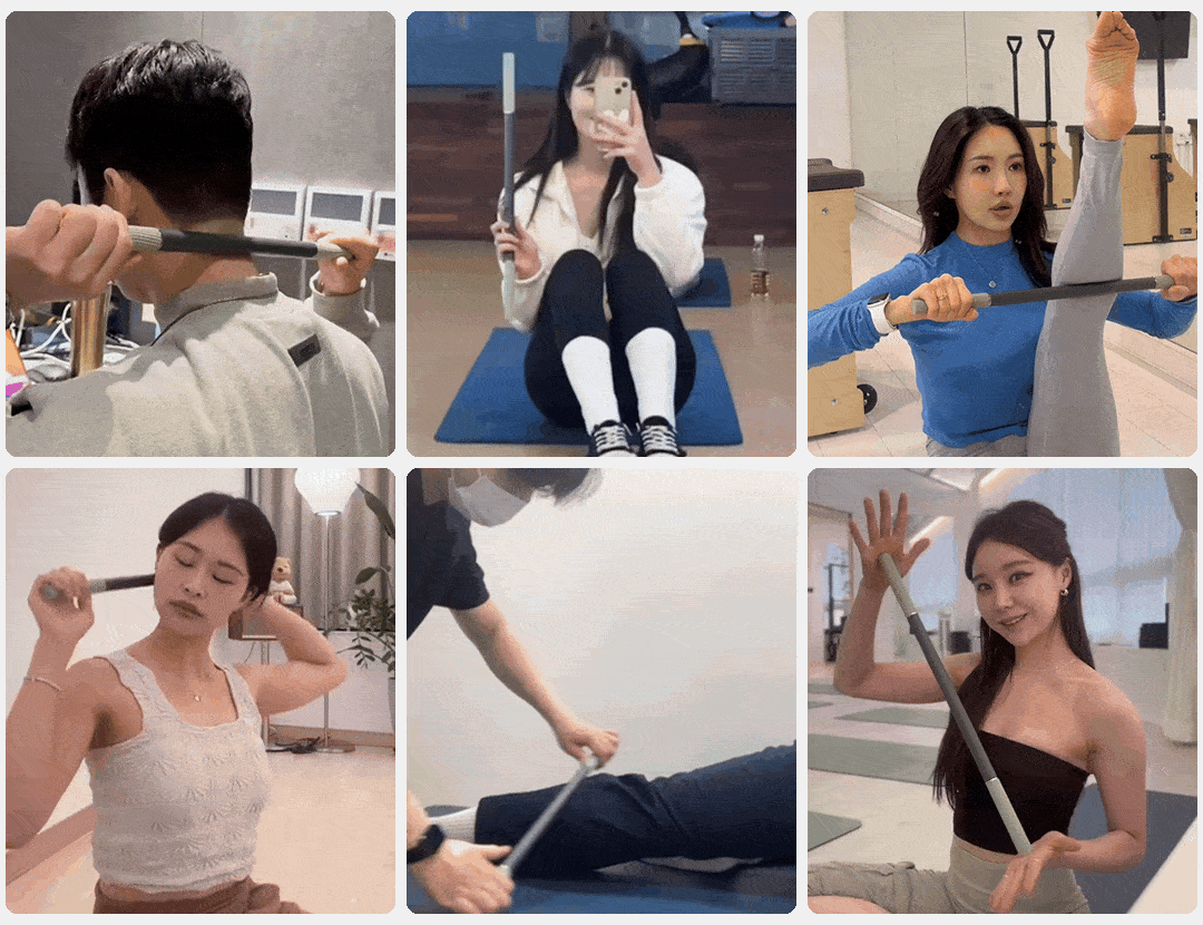 잔망루피x바리바디 마사지스틱 괄사 마사지볼 홈트레이닝 홈트 상세 이미지 13