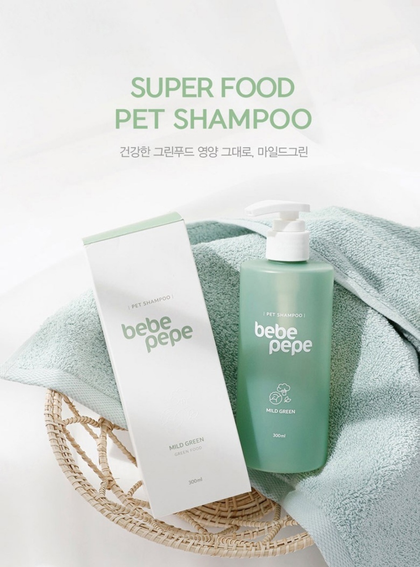 베베페페 슈퍼푸드 저자극 천연 강아지샴푸 올인원 상세 이미지 2