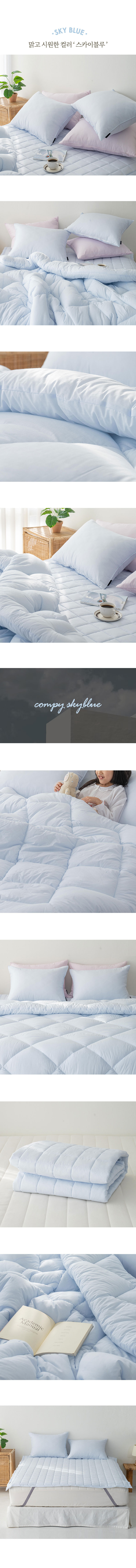 컴피 60수 순면 옥수수솜 사계절 이불세트 SS/Q 상세 이미지 4
