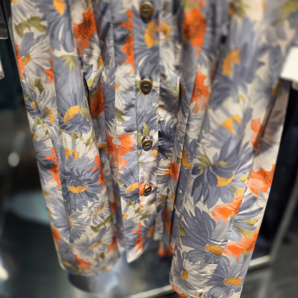 미우미우 플로랄 프린트 실크 미니 원피스 MF5441