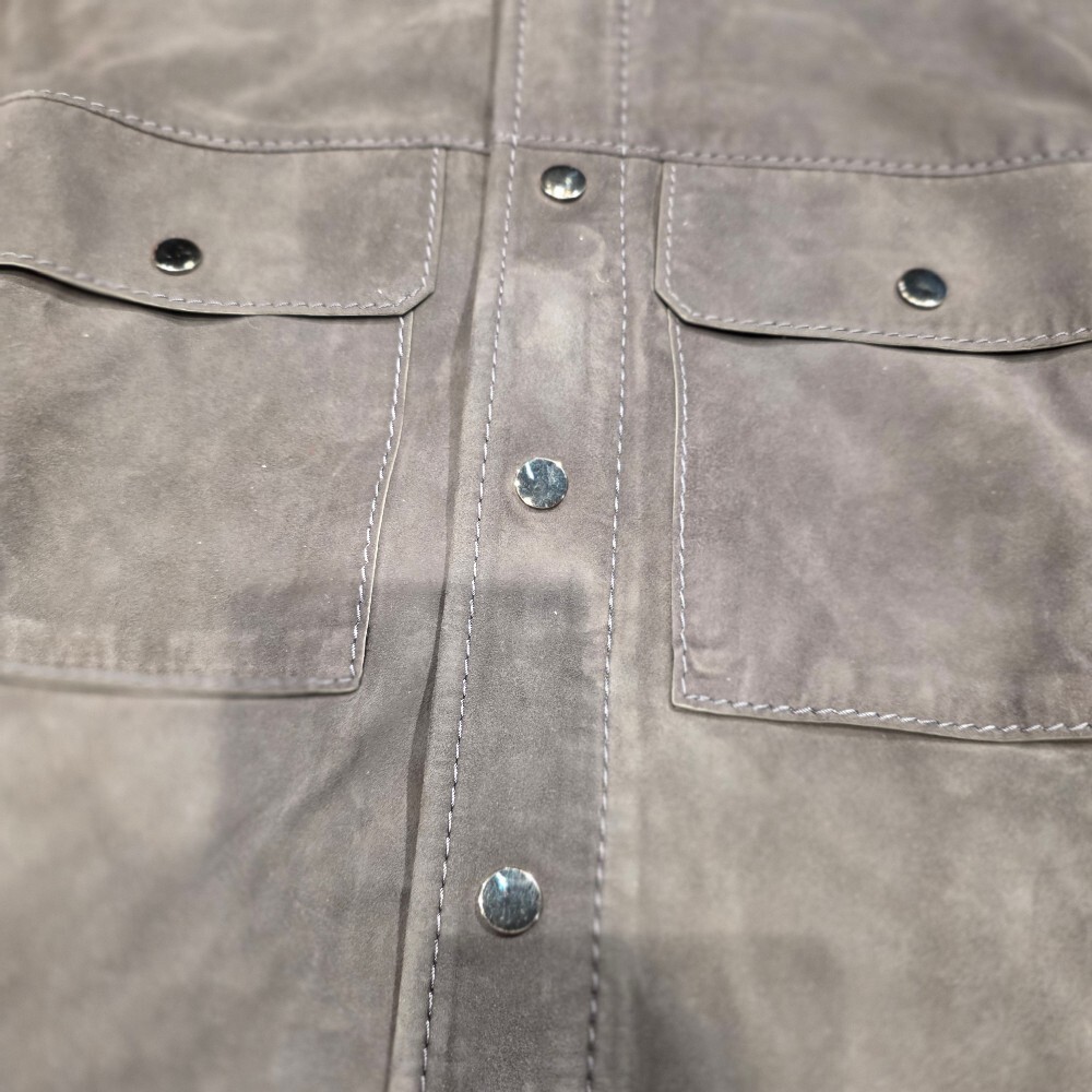 몽클레르 가죽 코튼 셔츠 자켓 J20919B00026 M1113