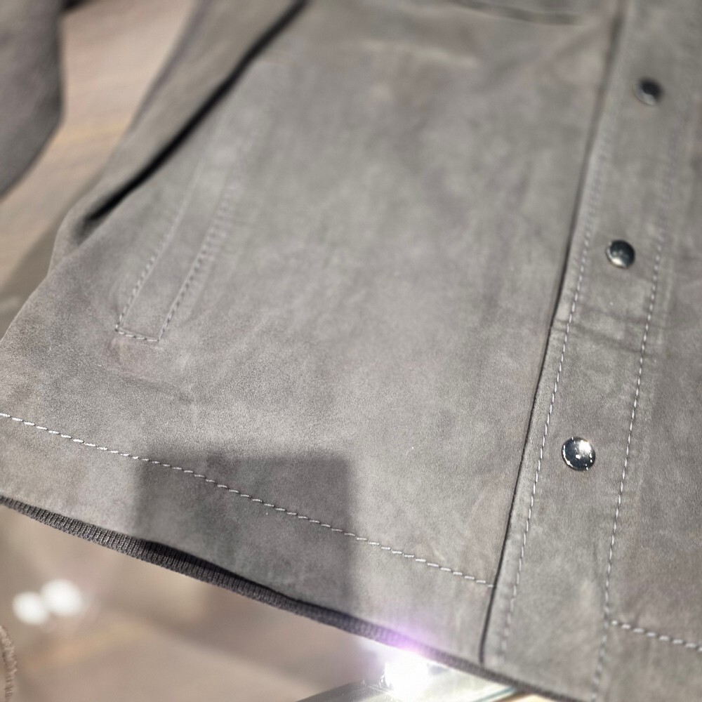 몽클레르 가죽 코튼 셔츠 자켓 J20919B00026 M1113