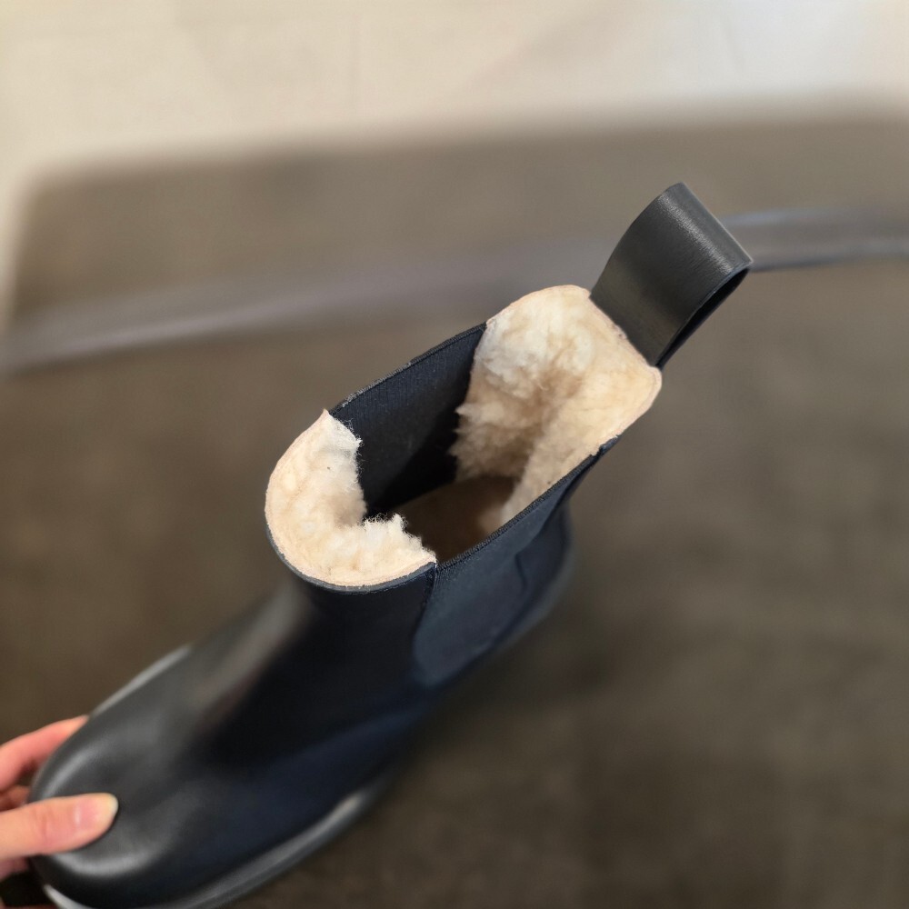 보테가베네타 여성 첼시 퍼 부츠 716246 1000