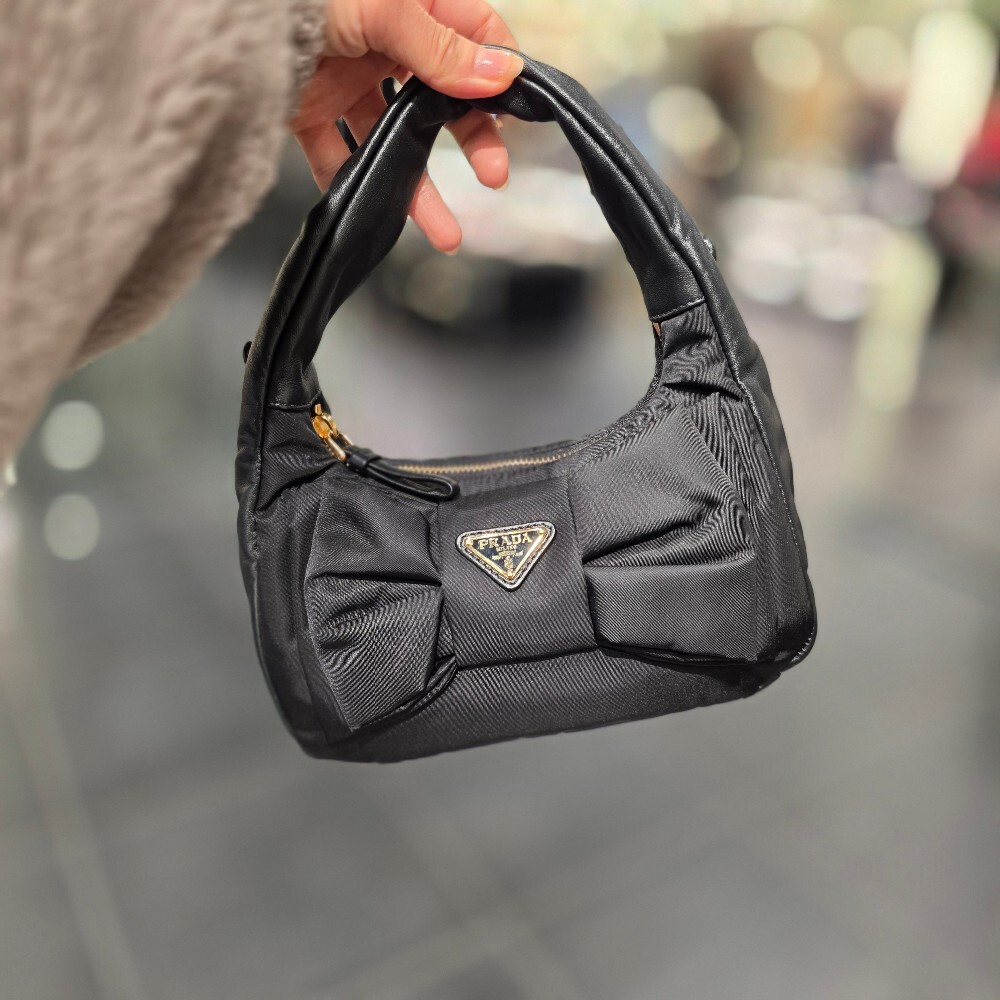 프라다 리본 리나일론 미니 호보백 1BC241