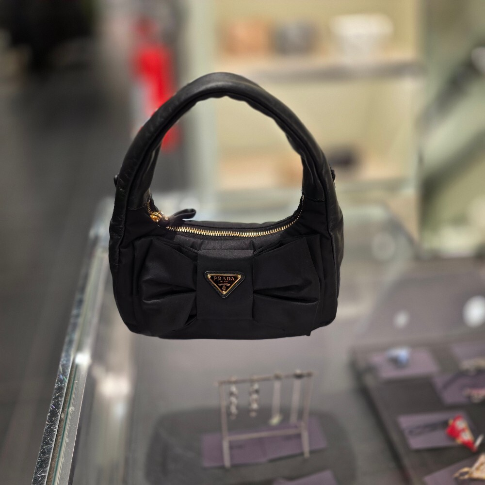 프라다 리본 리나일론 미니 호보백 1BC241