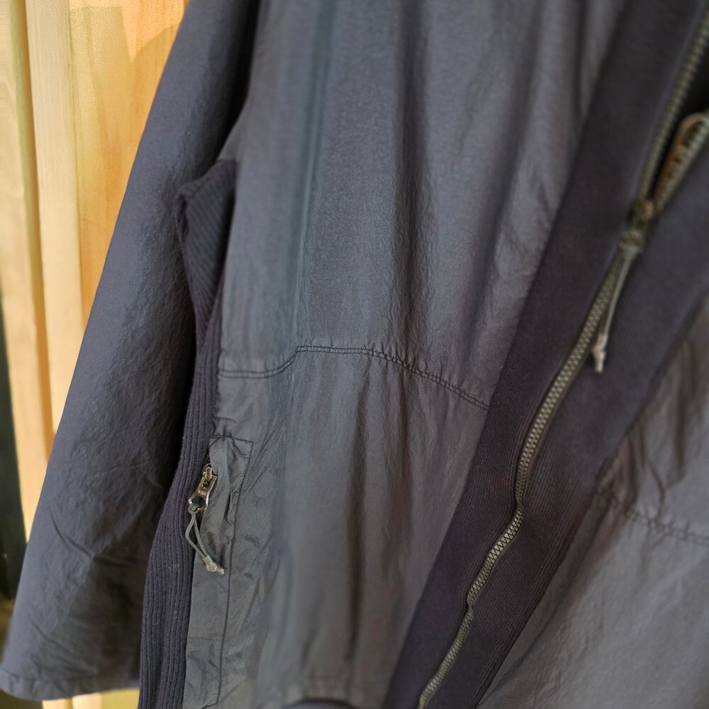 스톤 아일랜드 니트 나일론 후드 집업 자켓 K1S154100089S0037 V0020