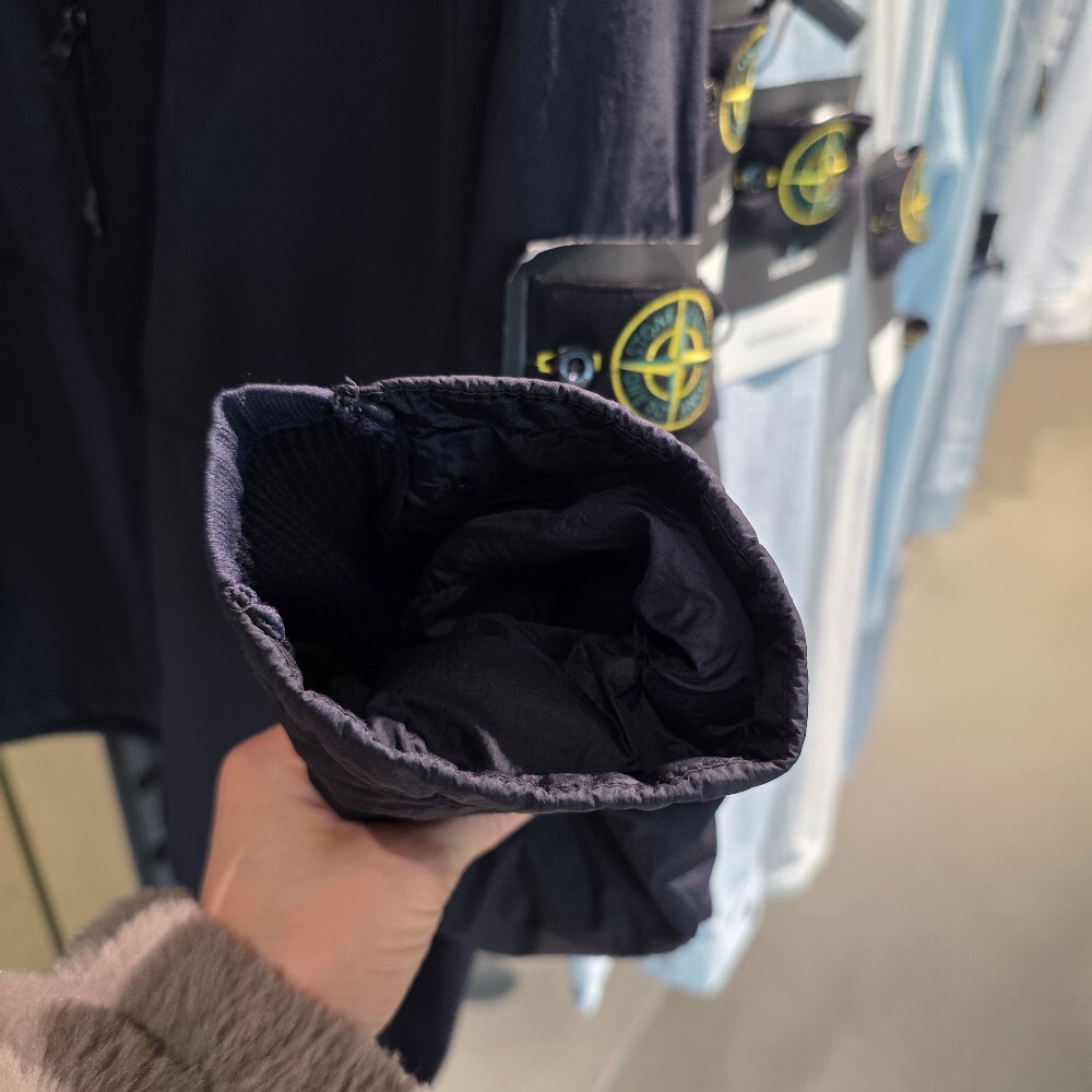 스톤 아일랜드 니트 나일론 후드 집업 자켓 K1S154100089S0037 V0020