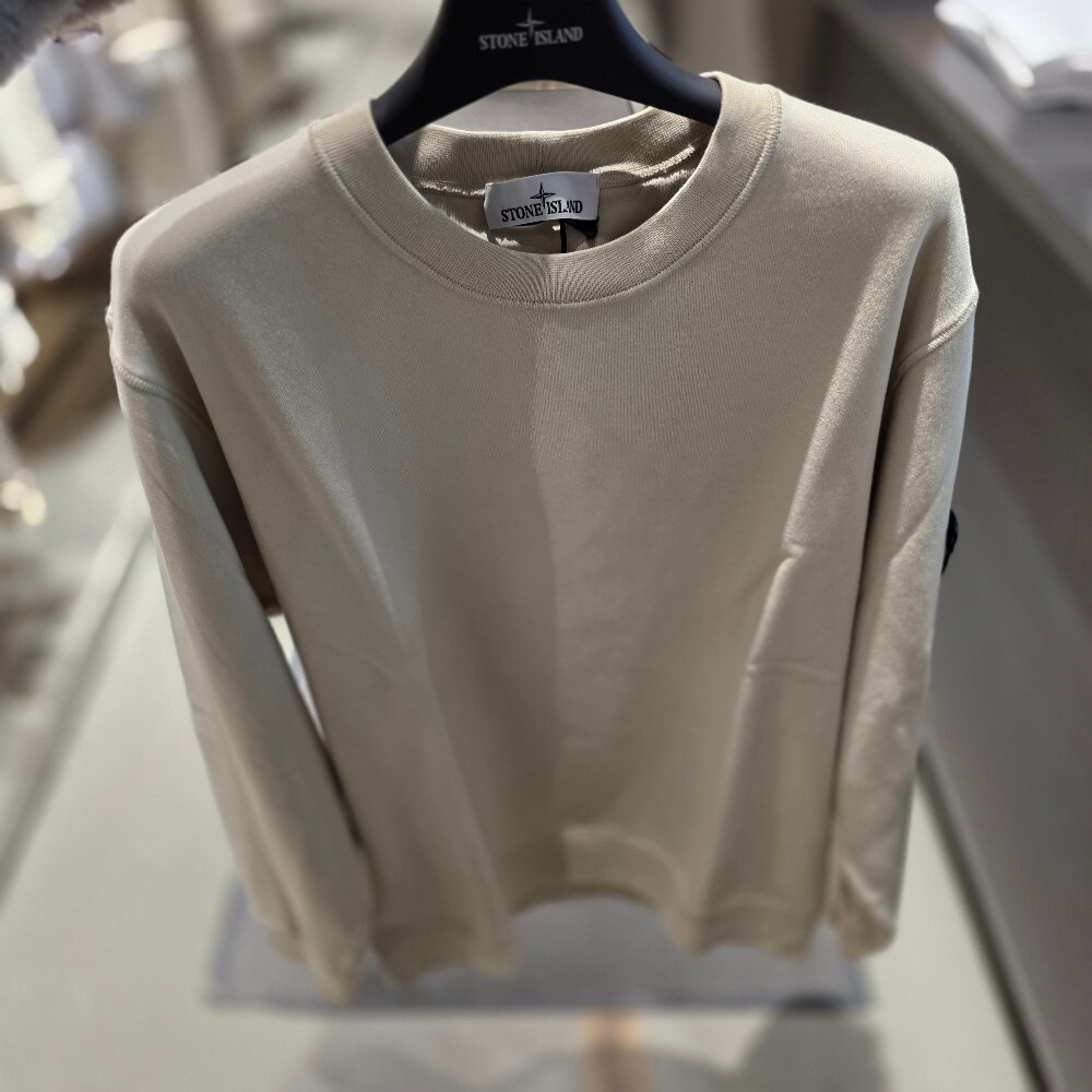 스톤 아일랜드 와펜 코튼 맨투맨 티셔츠 811563051 V0097