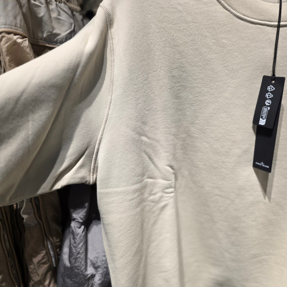 스톤 아일랜드 와펜 코튼 맨투맨 티셔츠 811563051 V0097