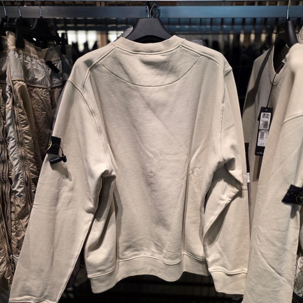 스톤 아일랜드 와펜 코튼 맨투맨 티셔츠 811563051 V0097