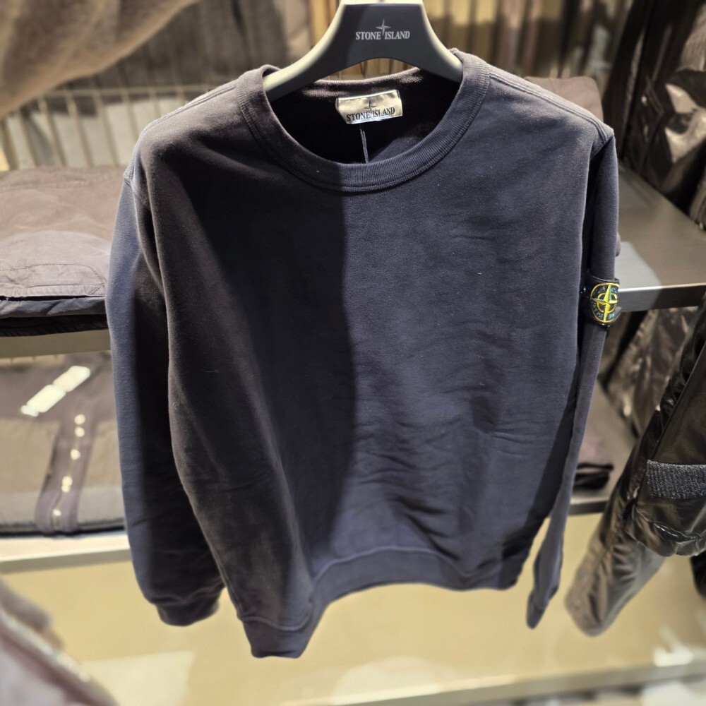 스톤 아일랜드 와펜 코튼 맨투맨 티셔츠 791562420 V0029