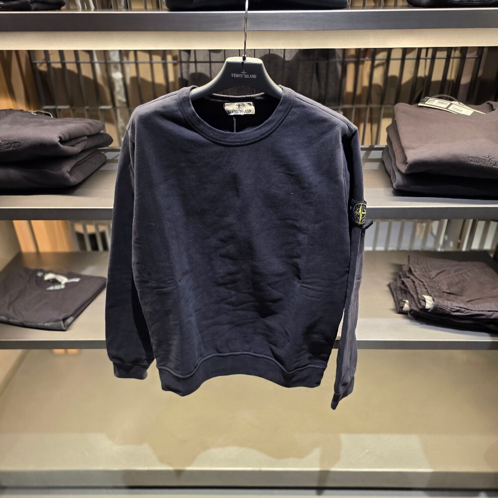 스톤 아일랜드 와펜 코튼 맨투맨 티셔츠 791562420 V0029