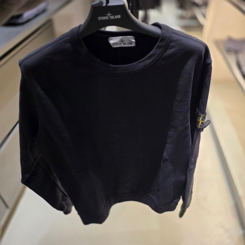 스톤 아일랜드 와펜 코튼 맨투맨 티셔츠 791562420 V0029